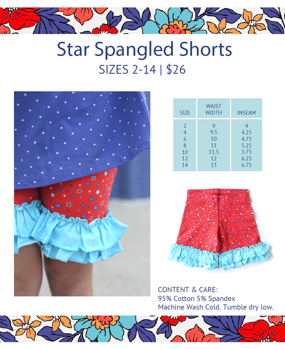 Star Spangled Shorts