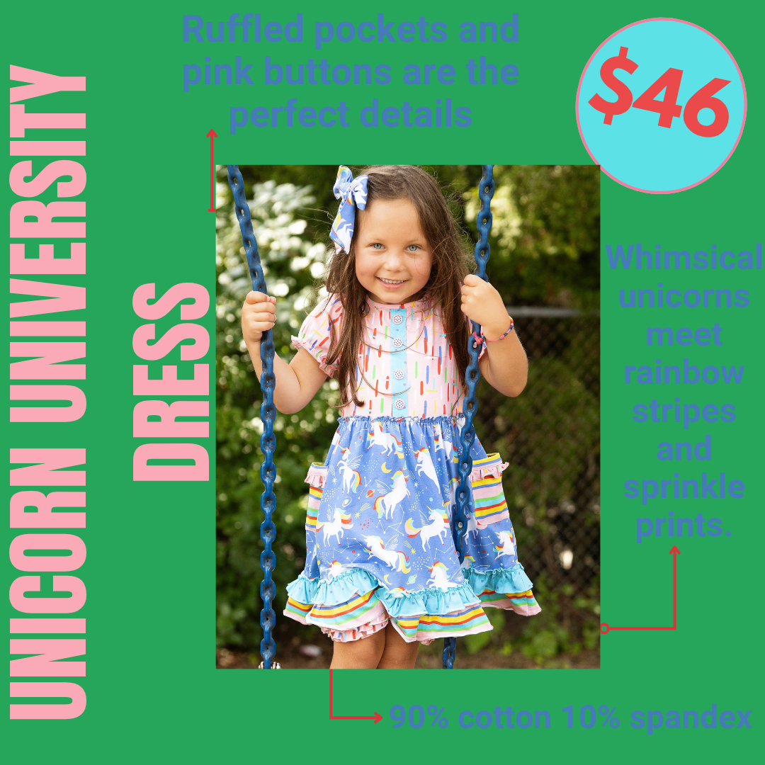 Unicorn University Dress