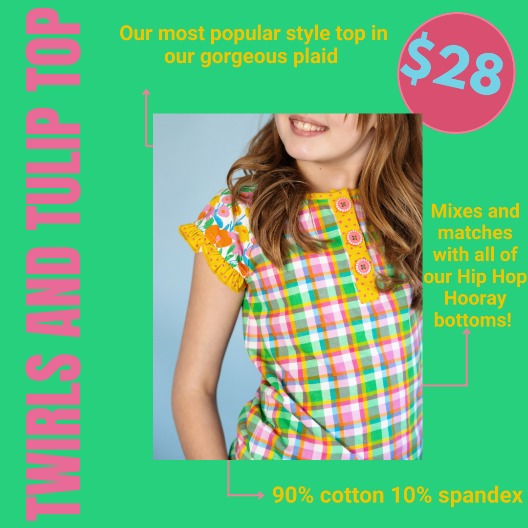 Twirls and Tulip Top