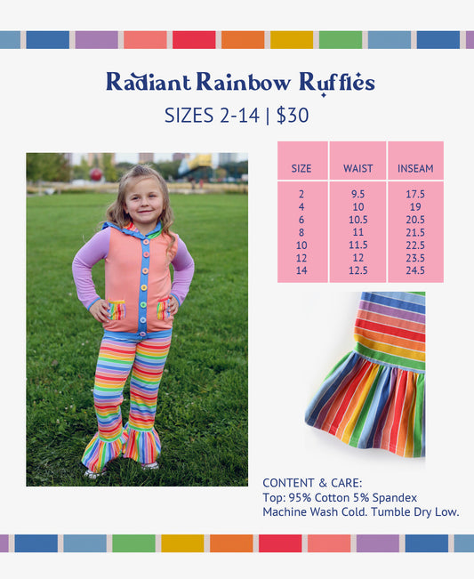 Radiant Rainbow Ruffles