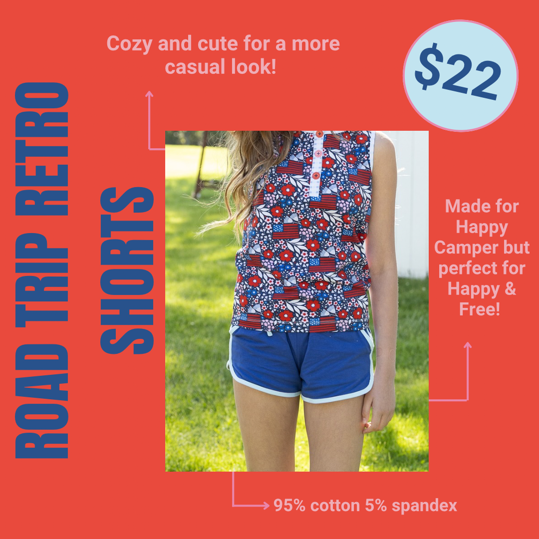 Road Trip Retro Shorts