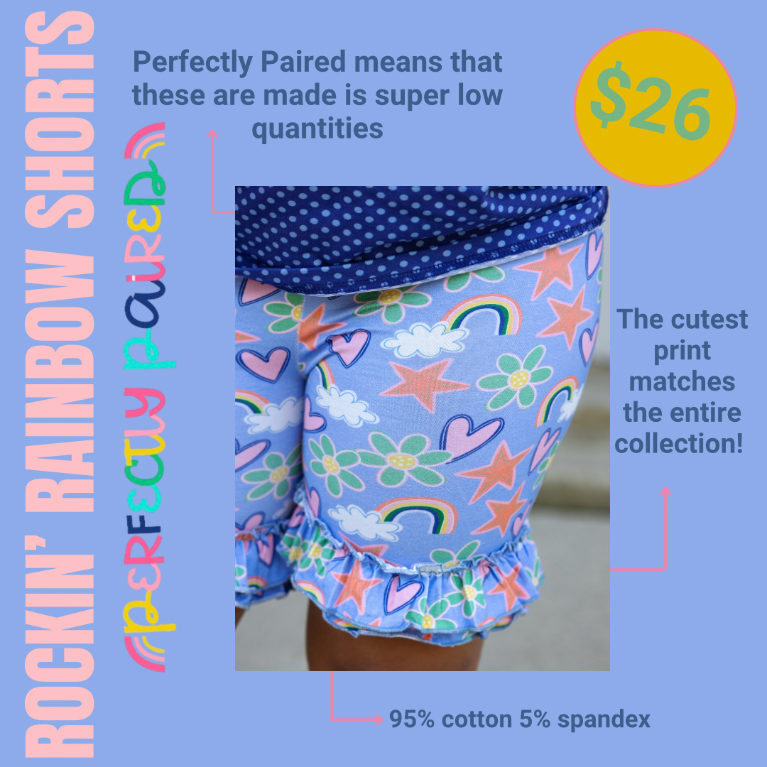 Rockin’ Rainbow Shorts
