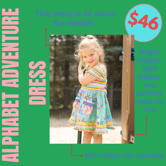 Alphabet Adventure Dress