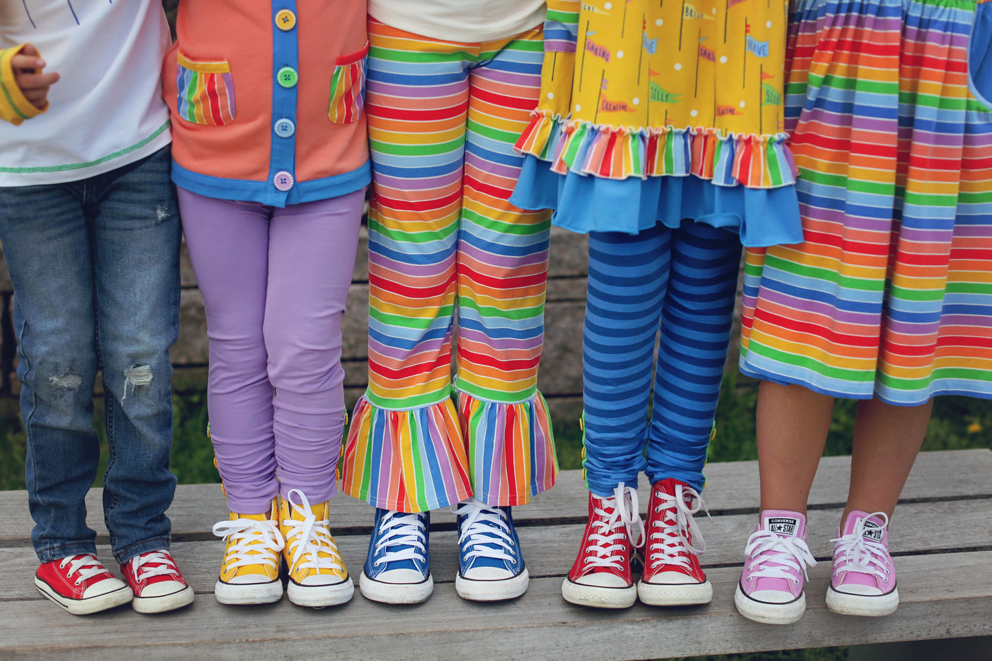 Radiant Rainbow Ruffles