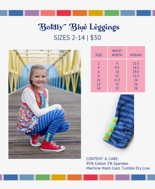 Boldly Blue Leggings