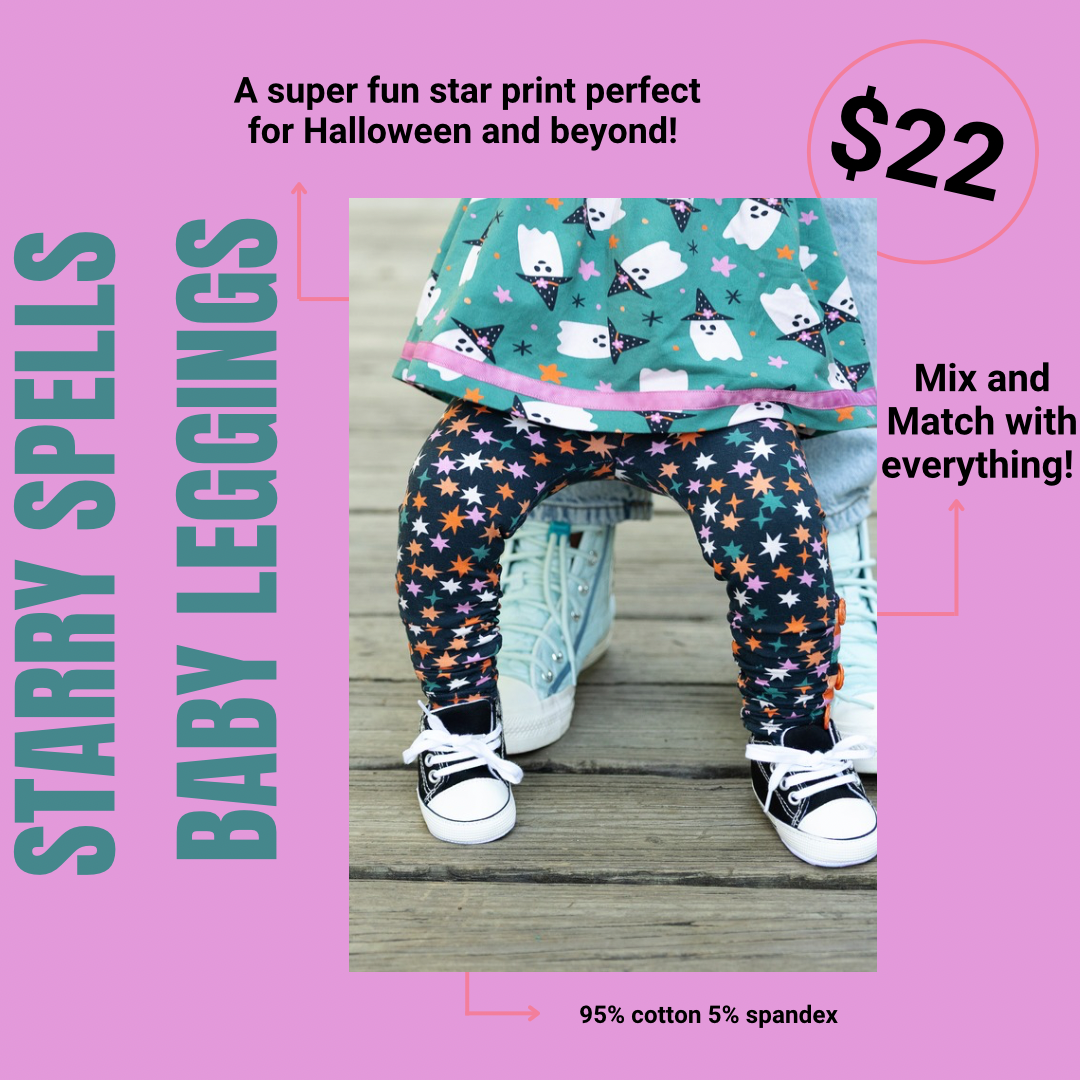 Starry Spells Baby Leggings