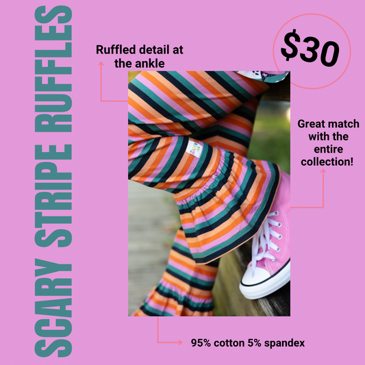 Scary Stripe Ruffles