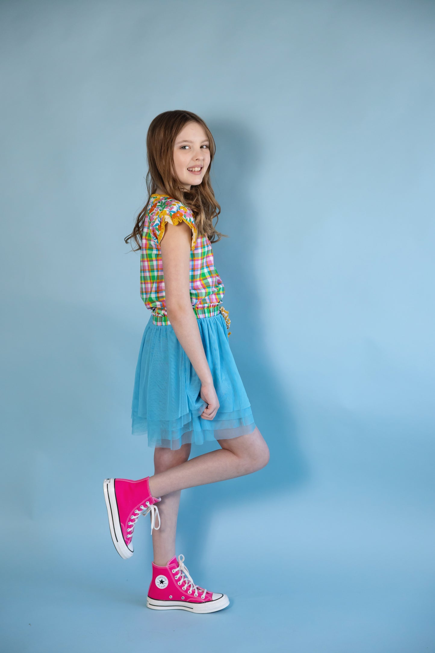 Charming and Checkered Skirt