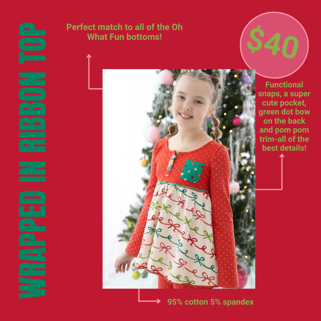 Wrapped in Ribbon Top