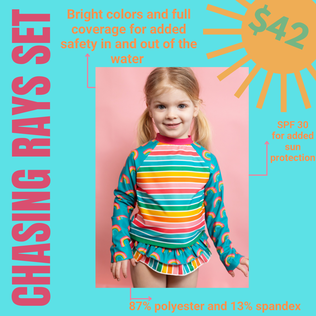 Chasing Rays Rashguard Set