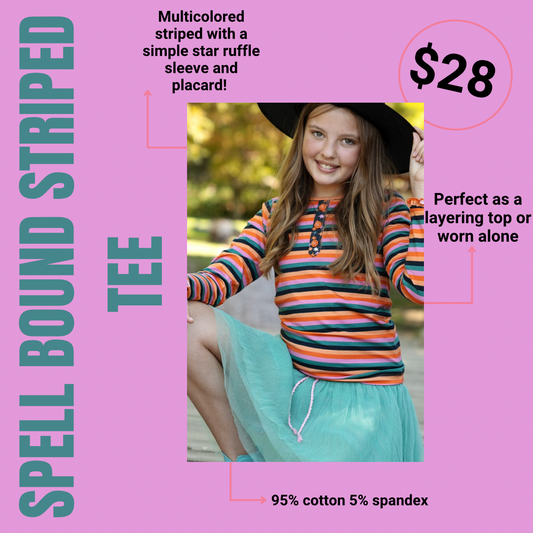 Spell Bound Striped Tee
