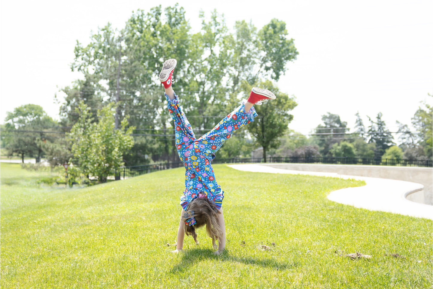 Backyard Bloom Romper