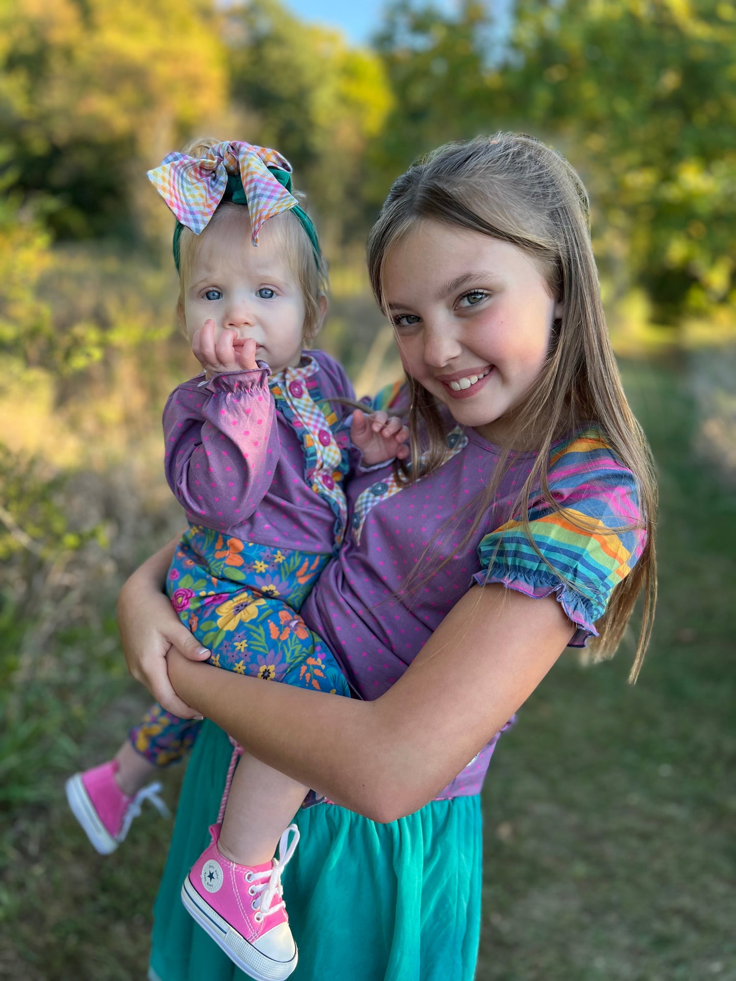 Golden Garden Baby Romper