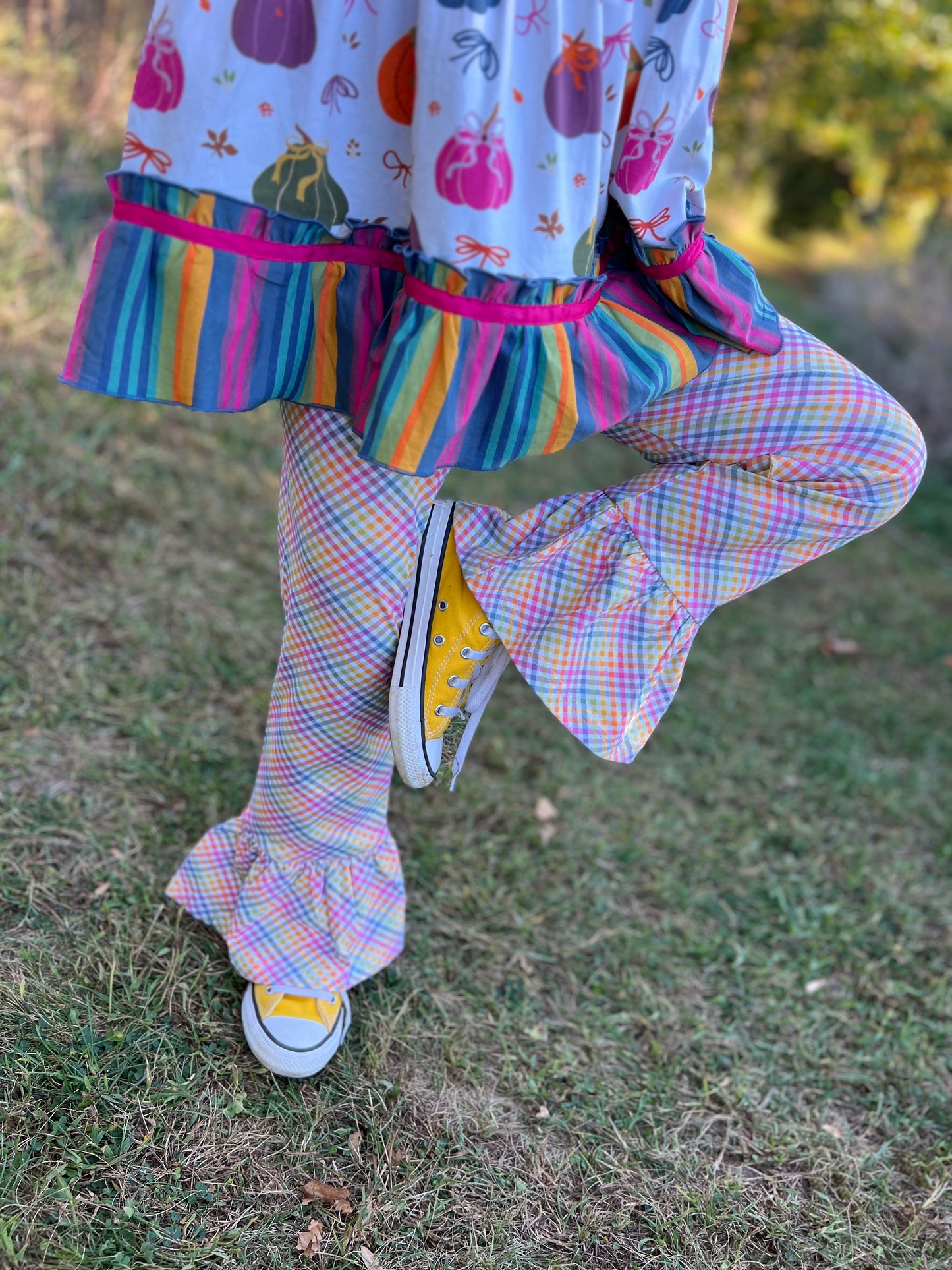 Gleeful Gingham Ruffles