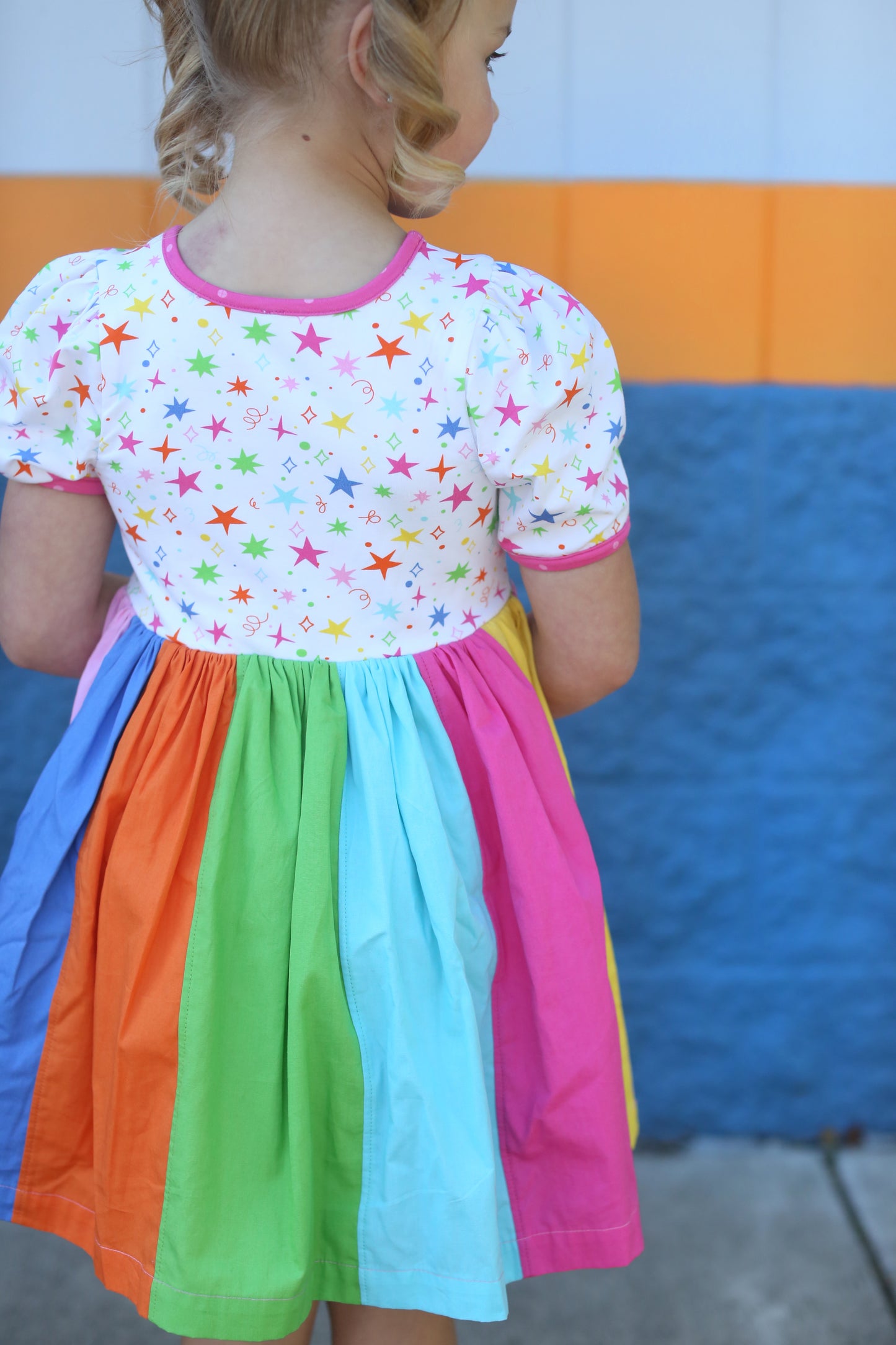 Rainbow Rockstar Dress