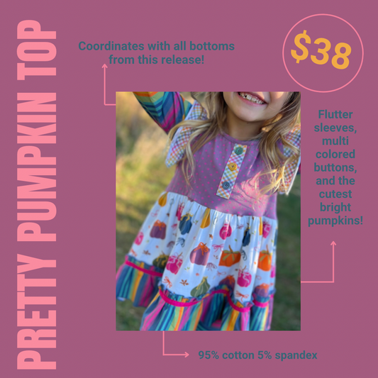 Pretty Pumpkin Top