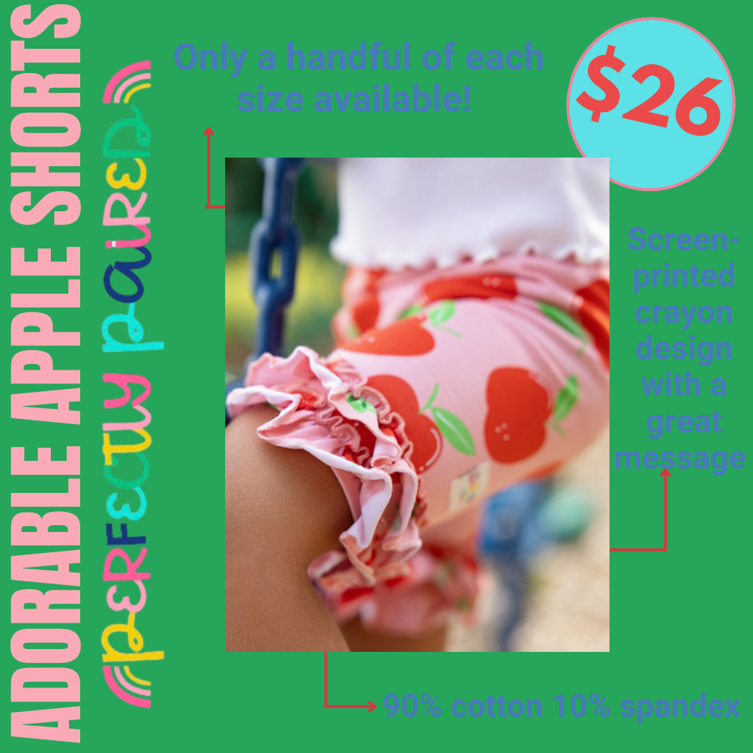 Adorable Apple Shorts