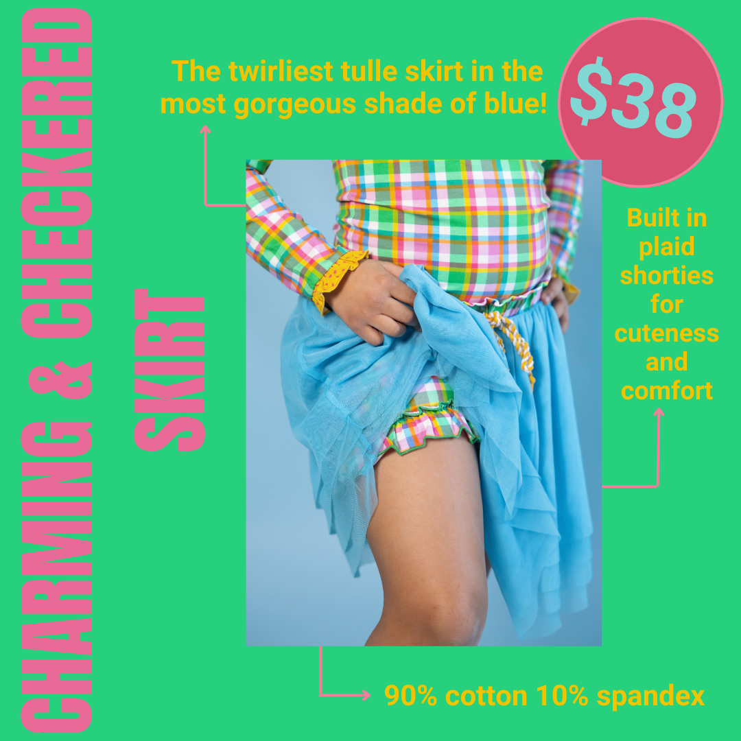 Charming and Checkered Skirt