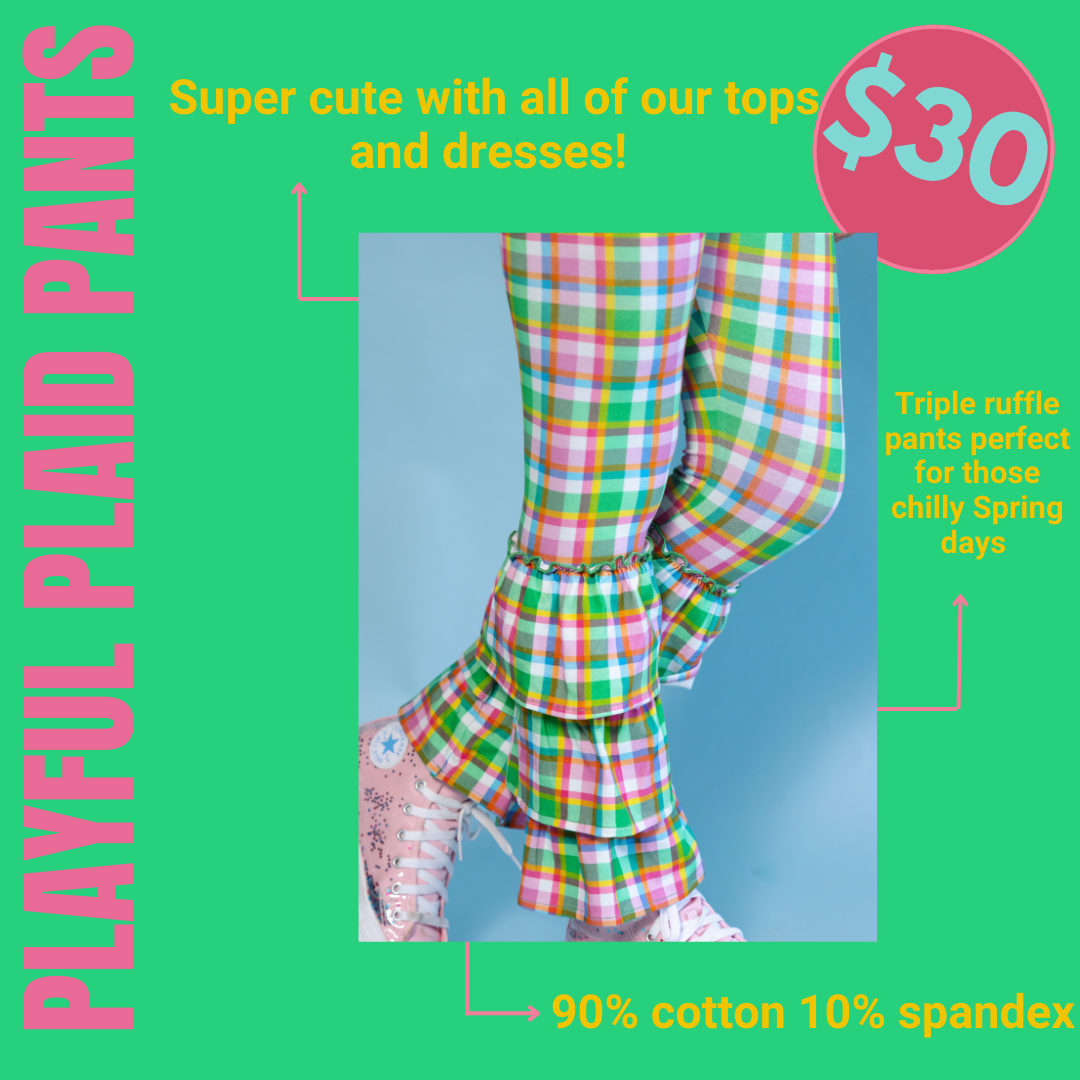 Playful Plaid Pants