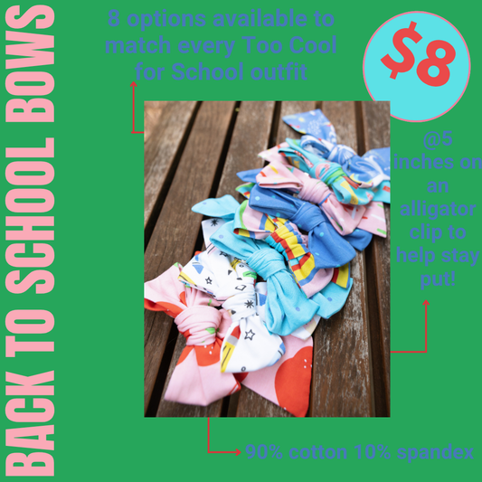Back to School Bows