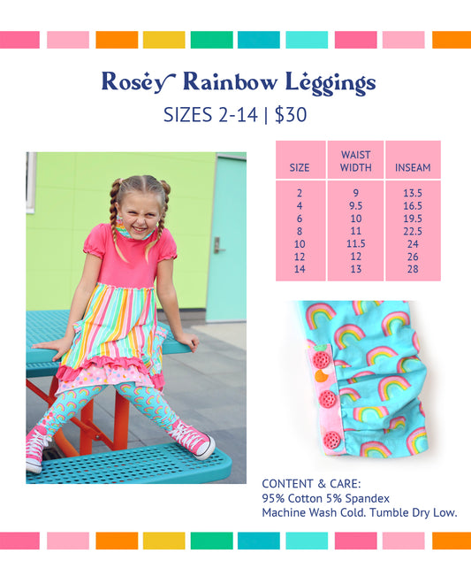 Rosey Rainbow Leggings