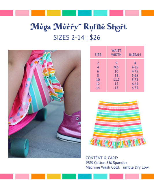 Mega Merry Ruffle Short