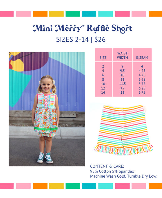 Mini Merry Ruffle Short