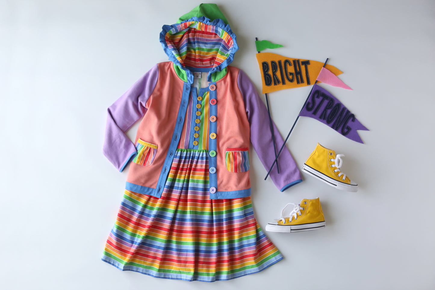 Creative Color Wheel Dress