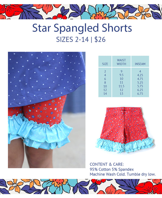 Star Spangled Shorts