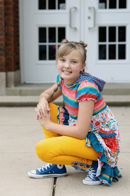 Sunny School Bus Leggings