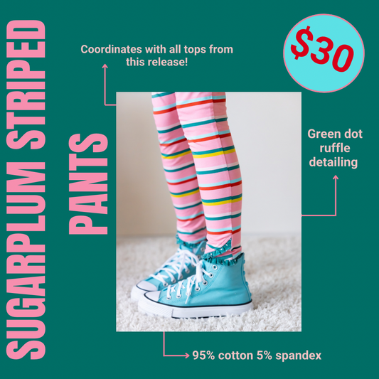 Sugarplum Striped Pants