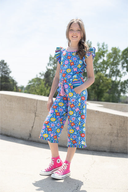 Backyard Bloom Romper