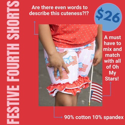 Festive Fourth Shorts