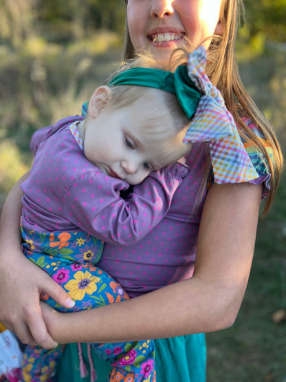 Golden Garden Baby Romper