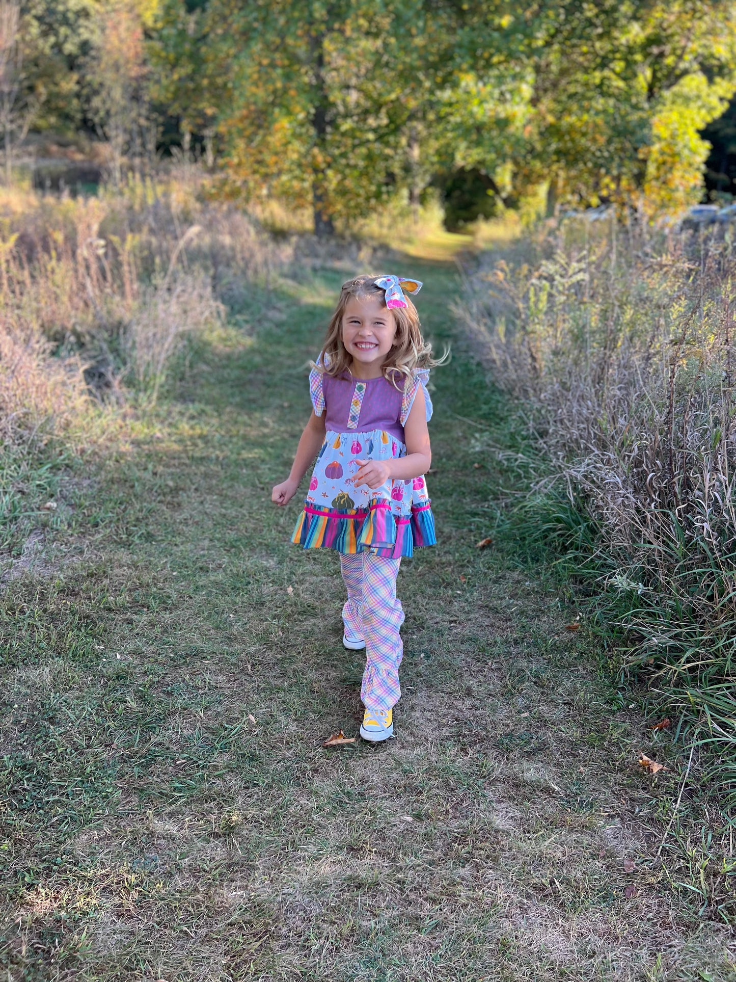 Gleeful Gingham Ruffles