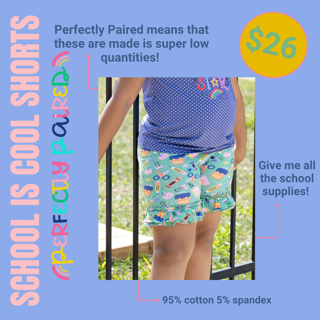 School is Cool Shorts