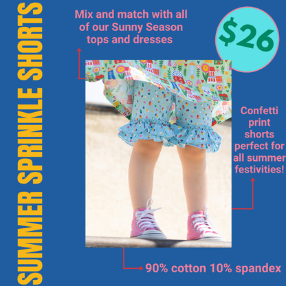 Summer Sprinkle Shorts
