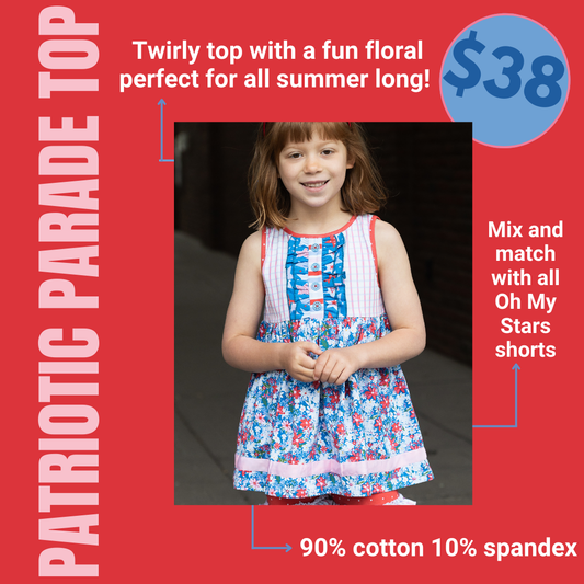Patriotic Parade Top