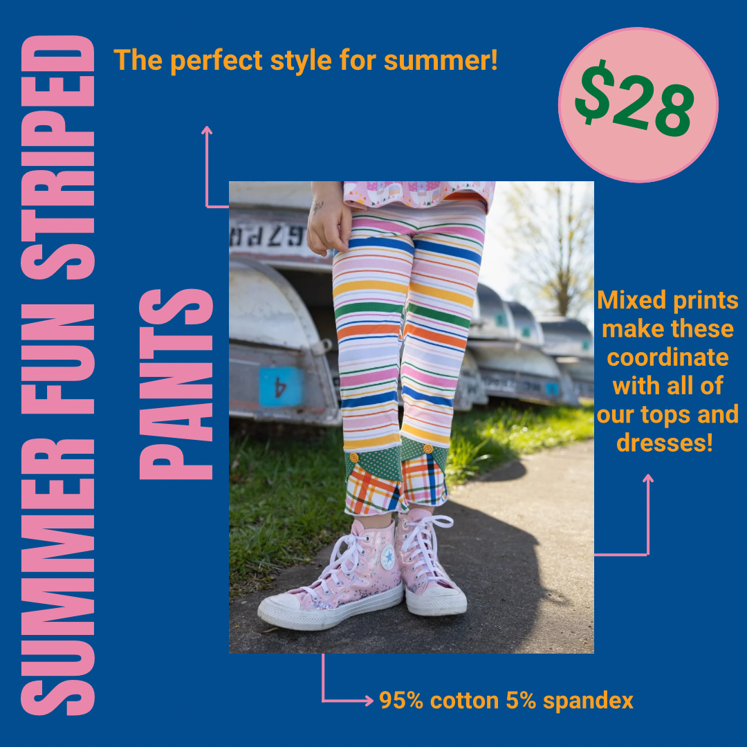 Summer Fun Striped Pants