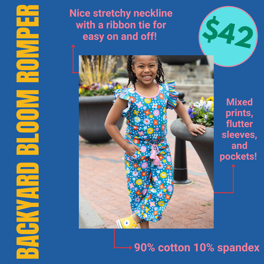 Backyard Bloom Romper