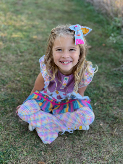 Gleeful Gingham Ruffles