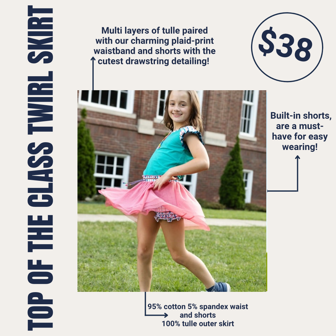 Top of the Class Twirl Skirt