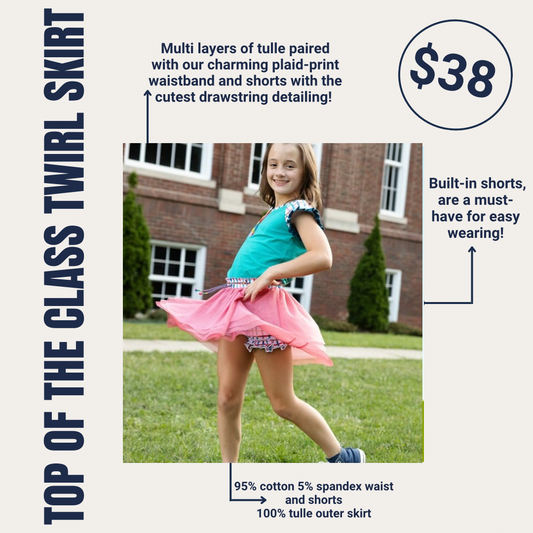 Top of the Class Twirl Skirt