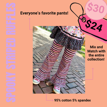 Spooky Striped Ruffles