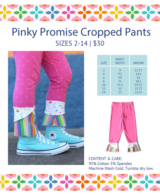 Pinky Promise Cropped Pants