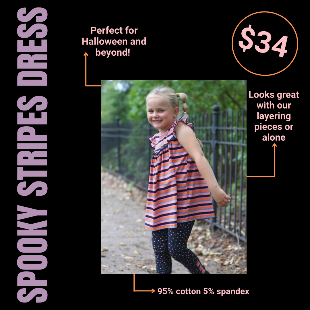 Spooky Stripes Dress