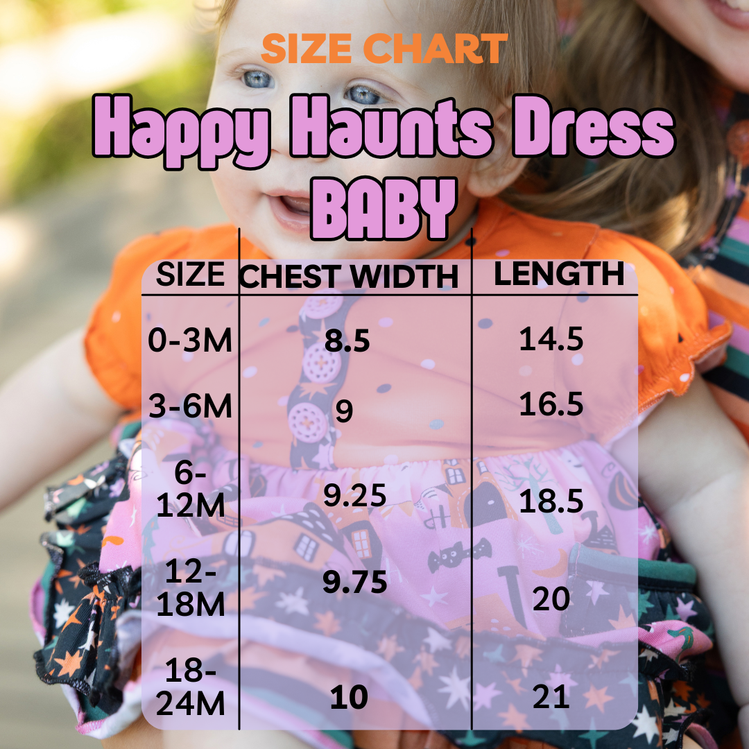 Happy Haunts Baby Dress Set